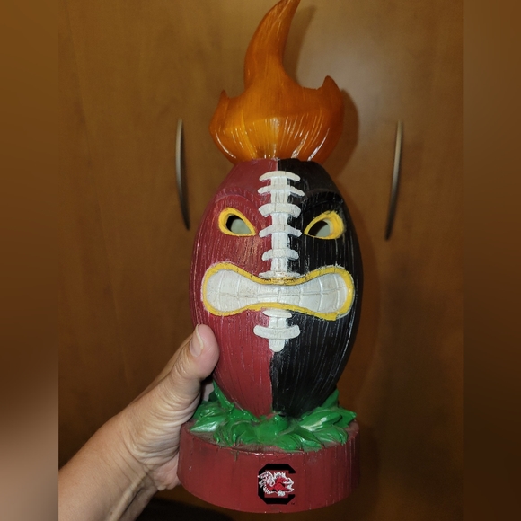 Collegiate Tiki Totem Football Light Gamecocks New - Picture 2 of 6